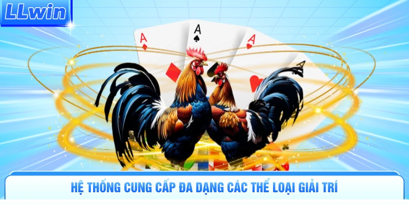Hệ thống cung cấp đa dạng các thể loại giải trí